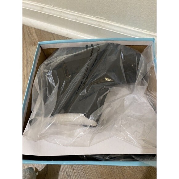 Soda Jaber Black Chunky Lug Sole Elastic Gore Pull On Wide Chelsea Ankle Boot 8 - Picture 8 of 10